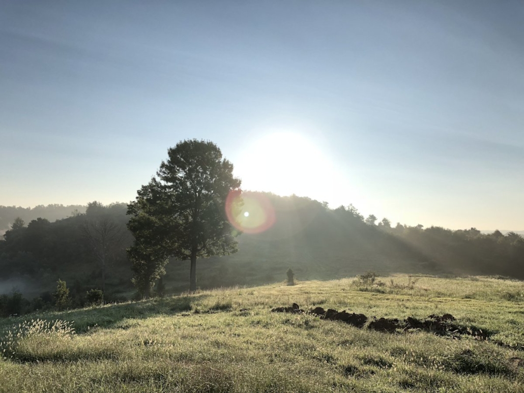 Barn Wedding View and Scenery